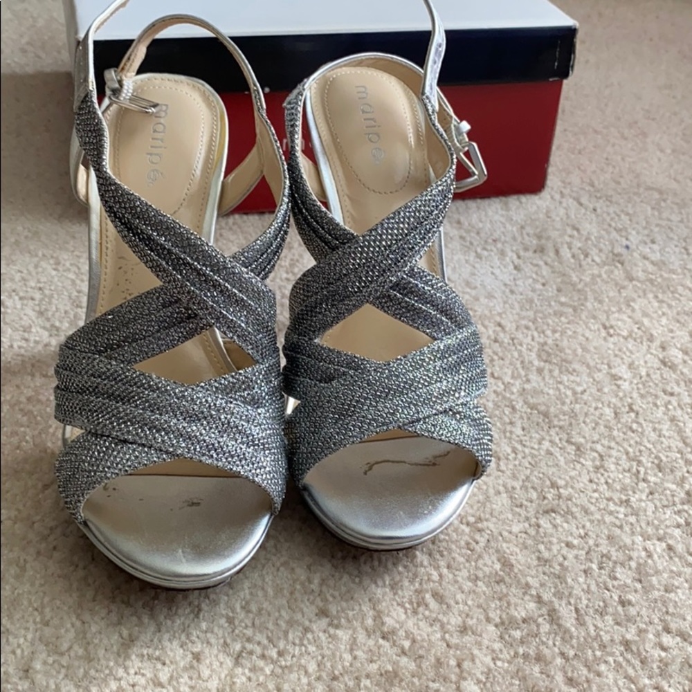Silver Pumps